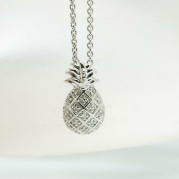 ❌❌❌SOLD❌❌❌AWESOME PINEAPPLE DIAMOND NECKLACE - Picture 7 of 8